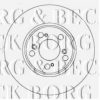 BORG & BECK BBD4425 Brake Disc